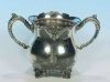 Antique WEBSTER Quadruple Silverplate Footed Waste or Sugar Bowl