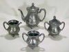 Antique Wm. A. Rogers, Ltd. Quadruple Silverplate Tea Set in Presentation Box