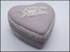 WEDGWOOD JASPERWARE LILAC Trinket Heart Box Discontinued