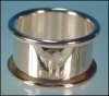 F. B. ROGERS Silver Plate Napkin Ring Monogram "R" A1149