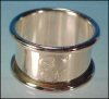 F. B. ROGERS Silverplate Napkin Ring Monogram "E" A1151