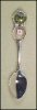 Silverplate Souvenir Collectible Demitasse Spoon BANFF, CANADA CASCADE MOUNTAIN A1211