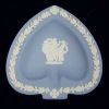 WEDGWOOD JASPERWARE Spade Tray LIGHT BLUE (c. 1969)