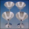 Salem Silver Plate Champagne / Sherbet Goblets set of 4 