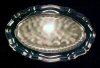 Vintage DAVCO Silver Plate Tea Serving Tray Salver Platter A1564