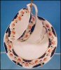 Vintage MELBA BONE CHINA Tea Cup (Teacup) & Saucer Set #2823 Made in England / Discontinued A1660