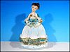 Vintage CMI, Inc. "Chadwick" JAPAN Ceramic Figural Southern Belle Vanity Lipstick Holder