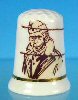 P.O.W. 83 / EDEN CAMP World War II Bone China Thimble FENTON CHINA CO. ENGLAND A1990