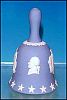 Vintage WEDGWOOD JASPERWARE Blue Bi-Centennial Bell c. 1976