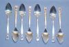 Vintage Silverplate CORONATION Teaspoons COMMUNITY PLATE Set of Eight (8) / c. 1936 A2158