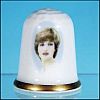 Vintage Collectible COALPORT PRINCESS DIANA July 1981 Fine Bone China Sewing Thimble