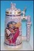 Vintage 1995 AVON Collectible Beer Stein KNIGHTS OF THE REALM Ceramarte #8533 A2506