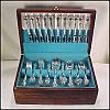 Vintage COMMUNITY Silverplate Floral Flatware Set "Affection" Service for 12 (c. 1960)