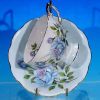 Vintage ROYAL STANDARD Footed Teacup & Saucer Set FASCINATION