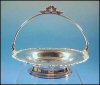 Taunton Silver Quadruple Silverplate Bride's Bride Cake Basket #624