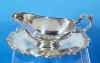 GORHAM Silver "Chantilly" Gravy Boat & Underplate