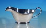 Vintage KNICKERBOCKER SILVER CO. Silverplate Footed Gravy Sauce Boat