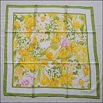 Vintage 1978 AVON Designer Floral Spring Ladies Scarf by SW Kent